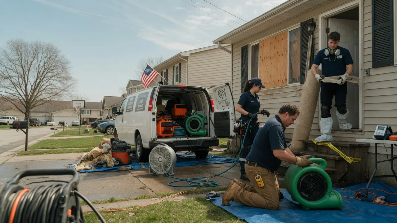 Water Damage Restoration in Merom, IN near me